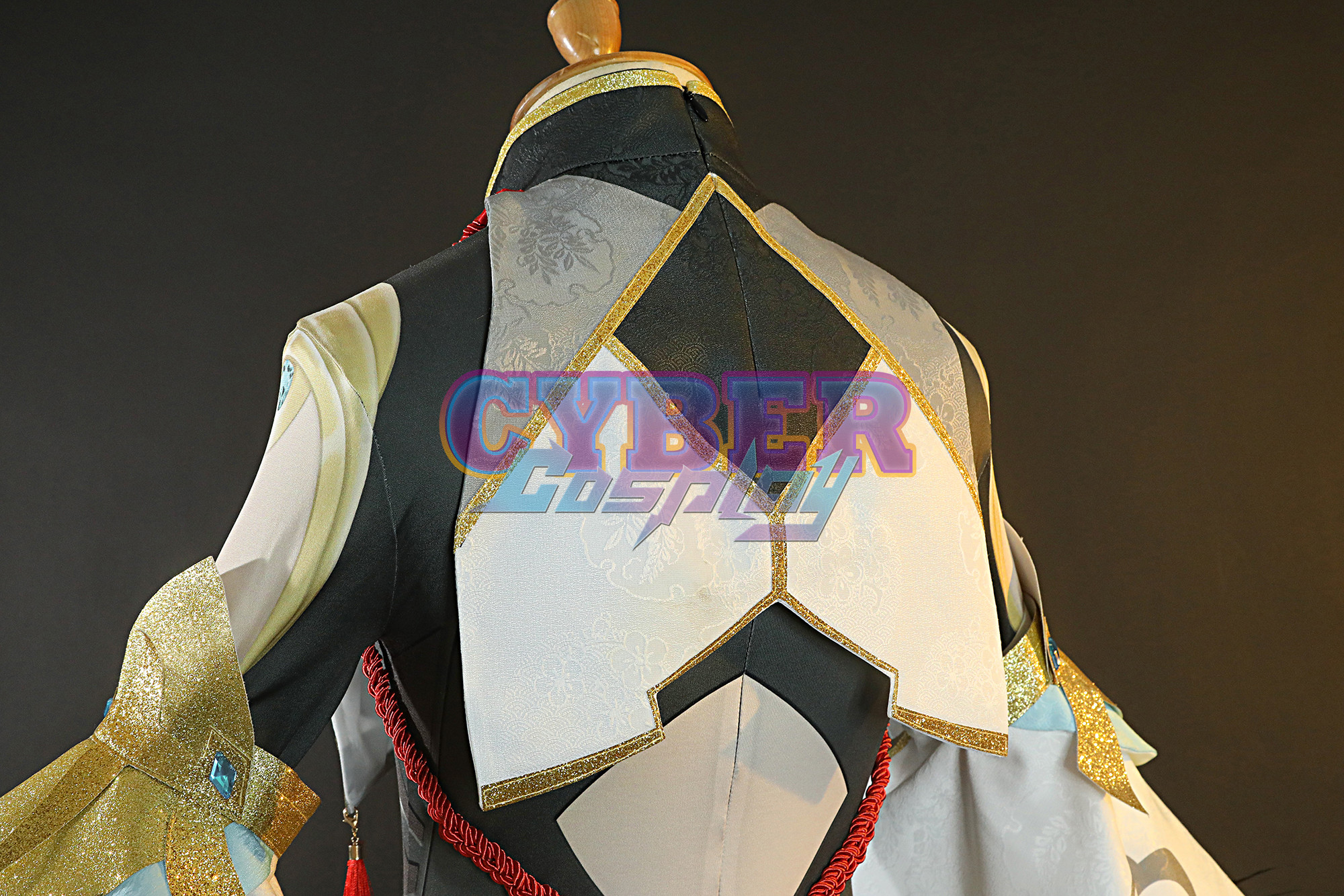 Game Genshin Impact Shenhe Cosplay Costume Jacquard Version C00907