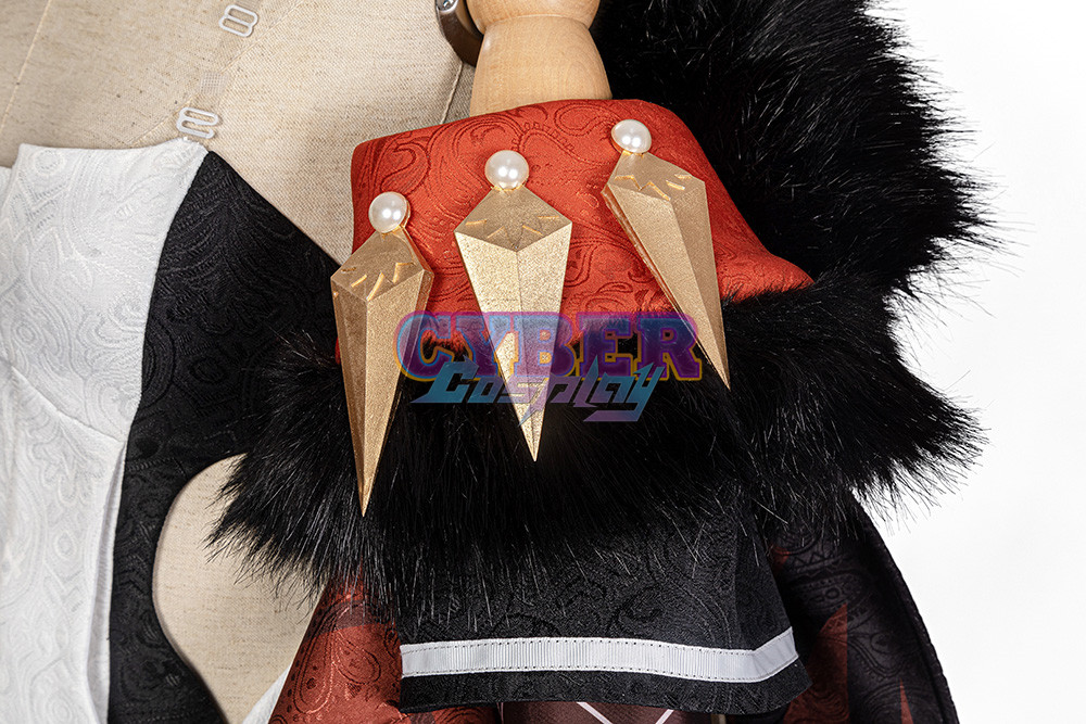 Genshin Impact La Signora Cosplay Costume Jacquard Version C00496