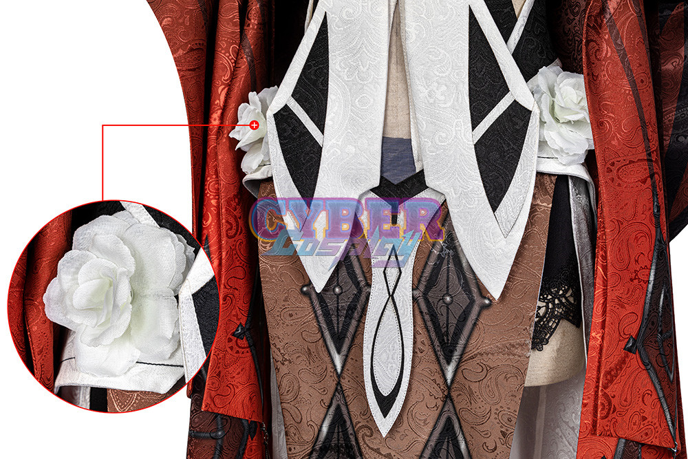 Genshin Impact La Signora Cosplay Costume Jacquard Version C00496