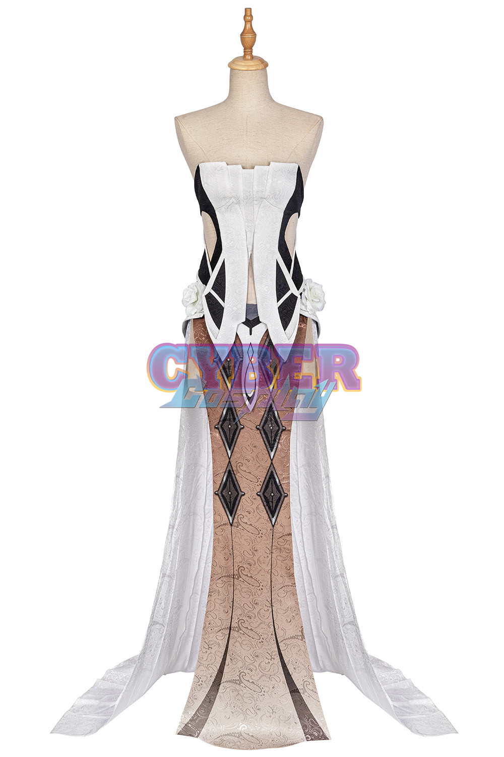 Genshin Impact La Signora Cosplay Costume Jacquard Version C00496