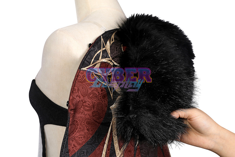 Genshin Impact La Signora Cosplay Costume Jacquard Version C00496