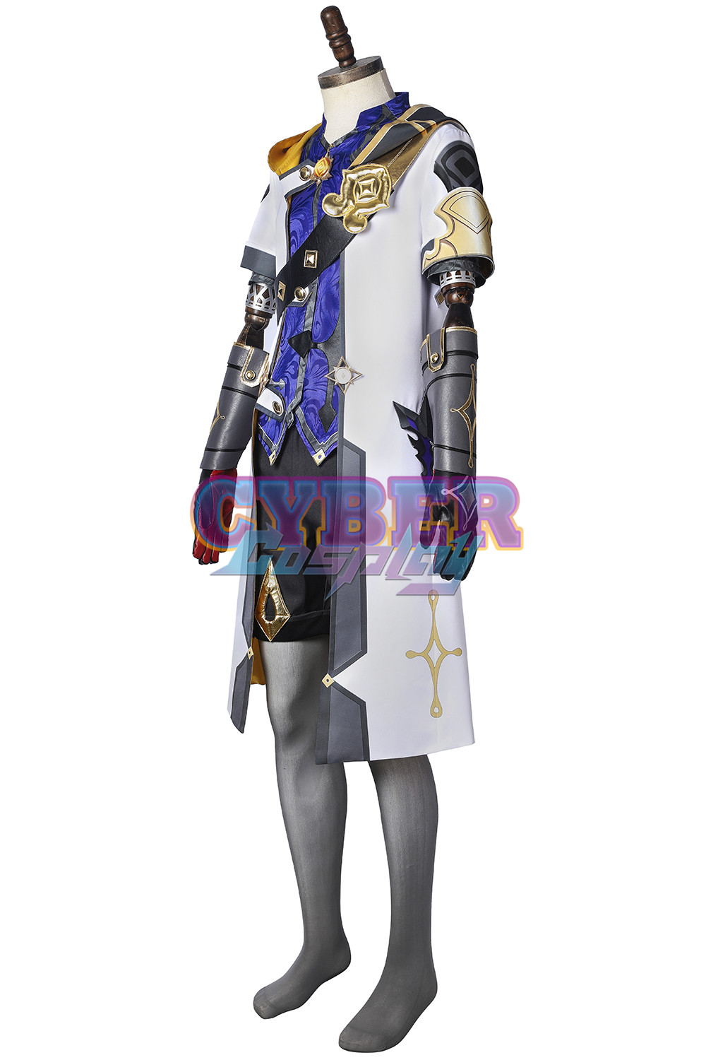 Genshin Impact Albedo Cosplay Costume Jacquard Version C00438
