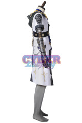 Genshin Impact Albedo Cosplay Costume Jacquard Version C00438