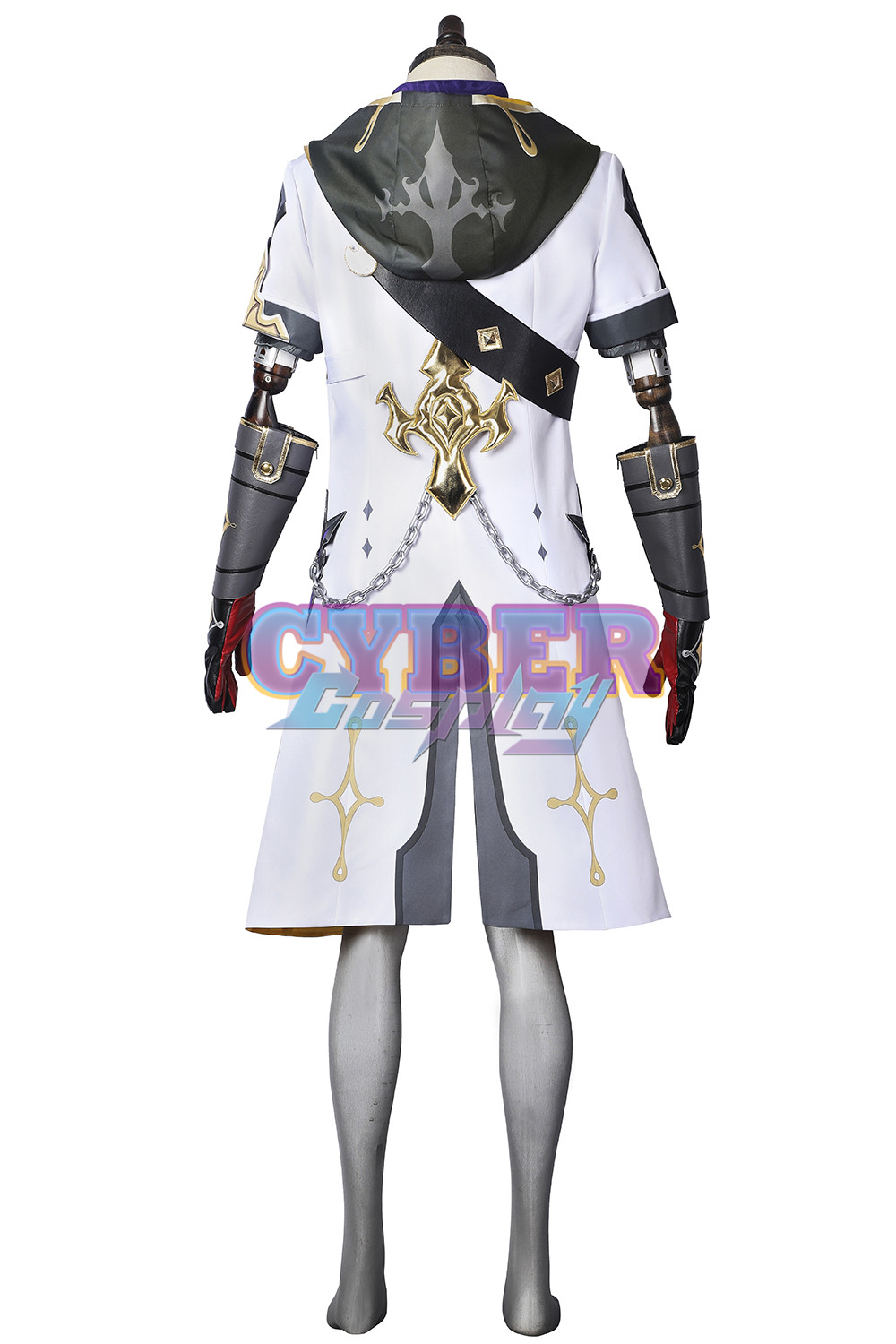 Genshin Impact Albedo Cosplay Costume Jacquard Version C00438