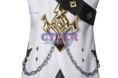 Genshin Impact Albedo Cosplay Costume Jacquard Version C00438