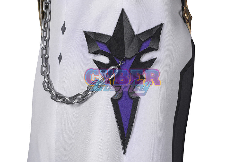Genshin Impact Albedo Cosplay Costume Jacquard Version C00438