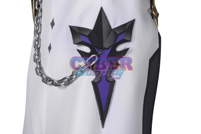 Genshin Impact Albedo Cosplay Costume Jacquard Version C00438