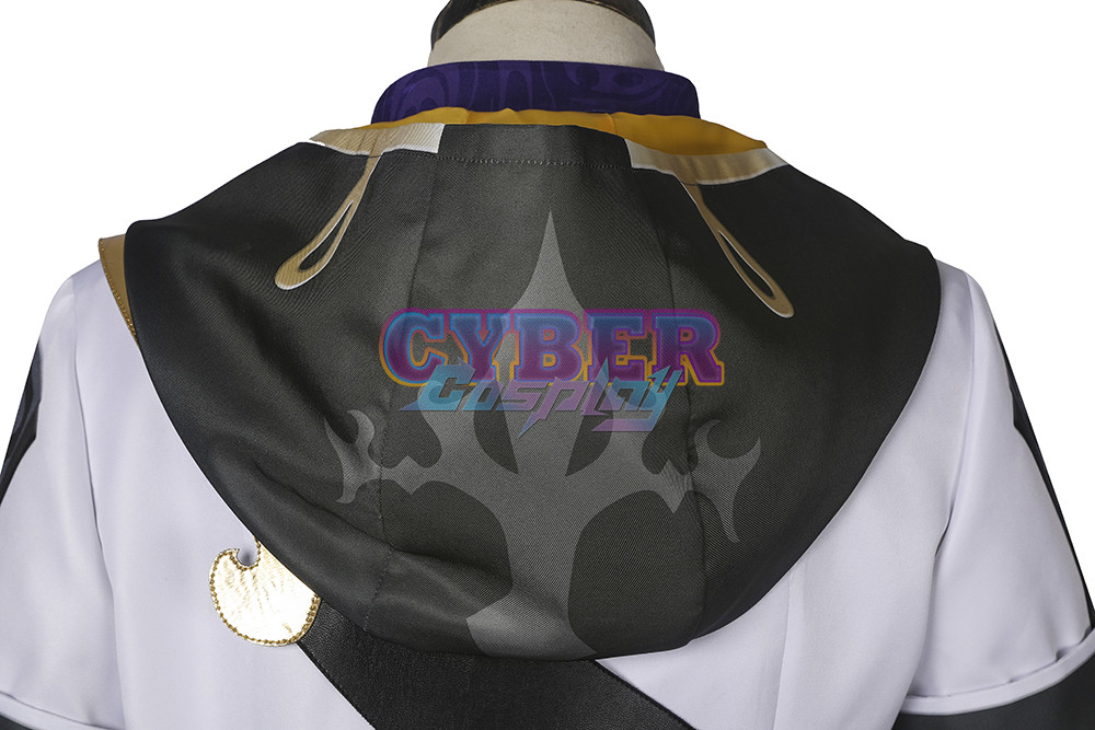 Genshin Impact Albedo Cosplay Costume Jacquard Version C00438