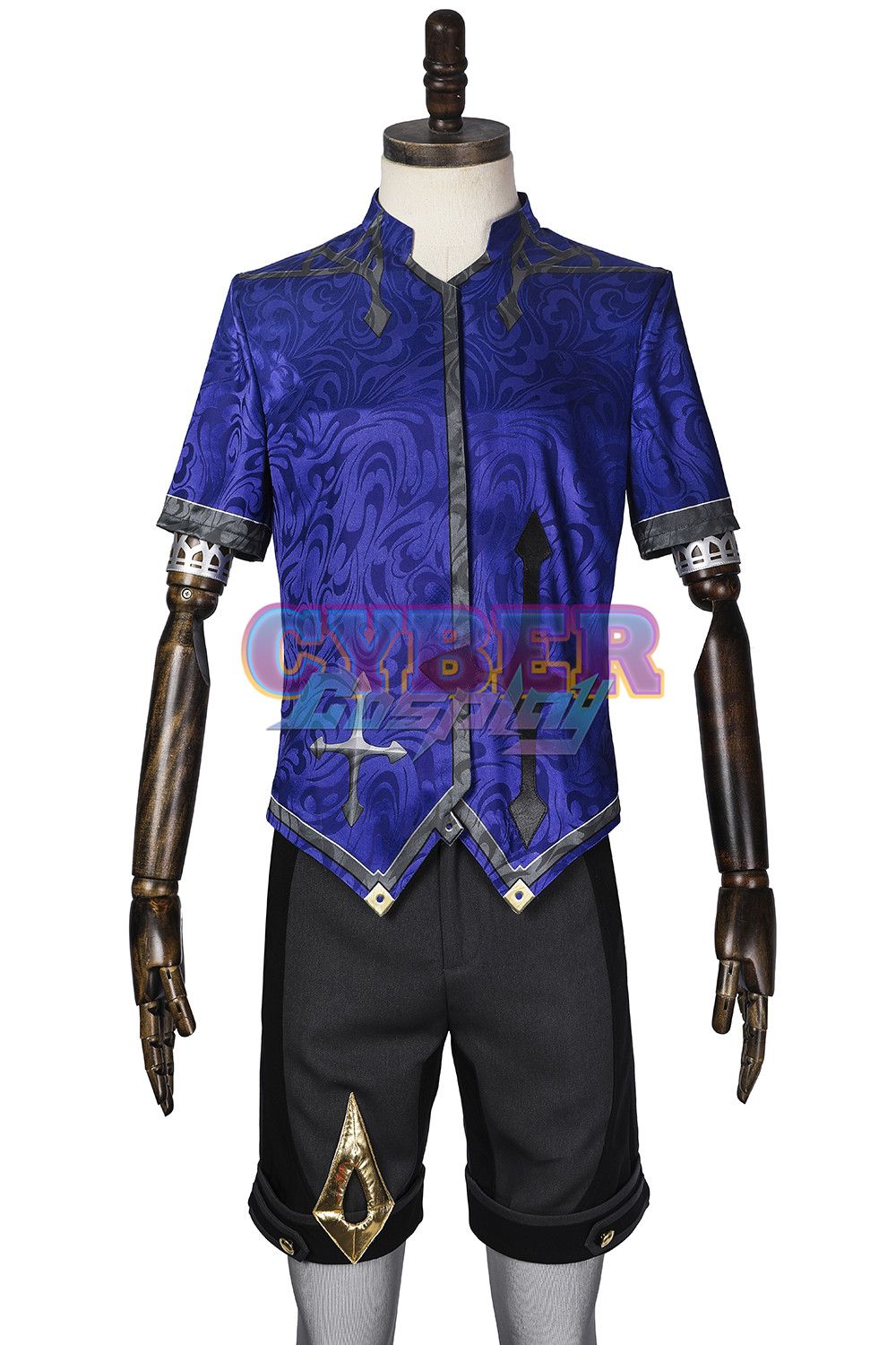 Genshin Impact Albedo Cosplay Costume Jacquard Version C00438