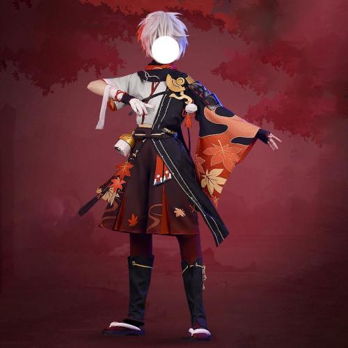 Genshin Impact Kaedehara Kazuha Cosplay Costume Jacquard Version C00778