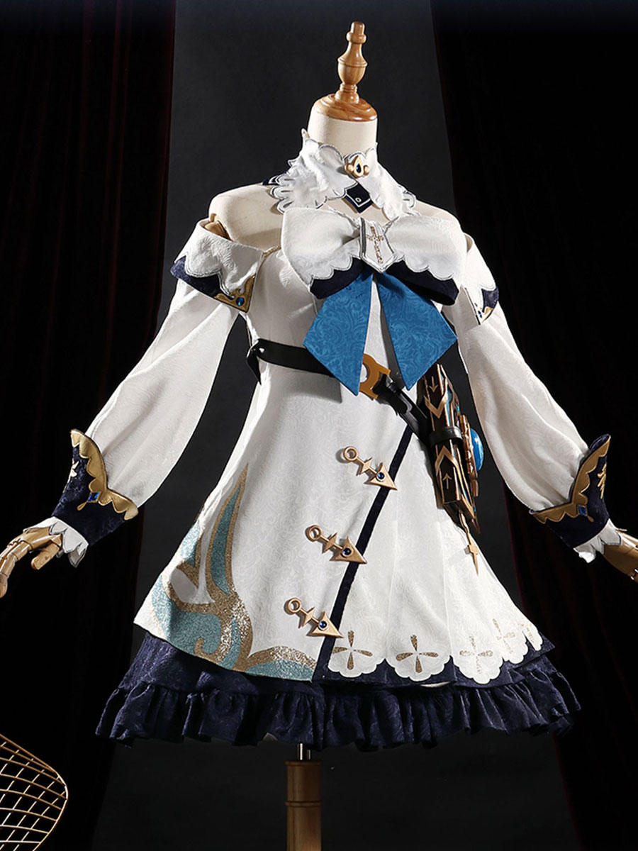 Ready to Ship Genshin Impact Barbara Cosplay Costume Upgraded Version C02896