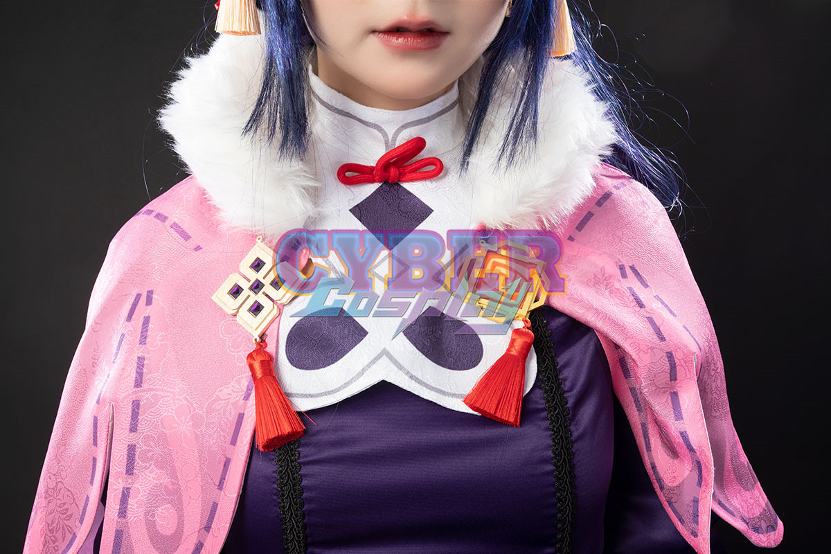 Genshin Impact YunJin Cosplay Costume Jacquard Version C00849