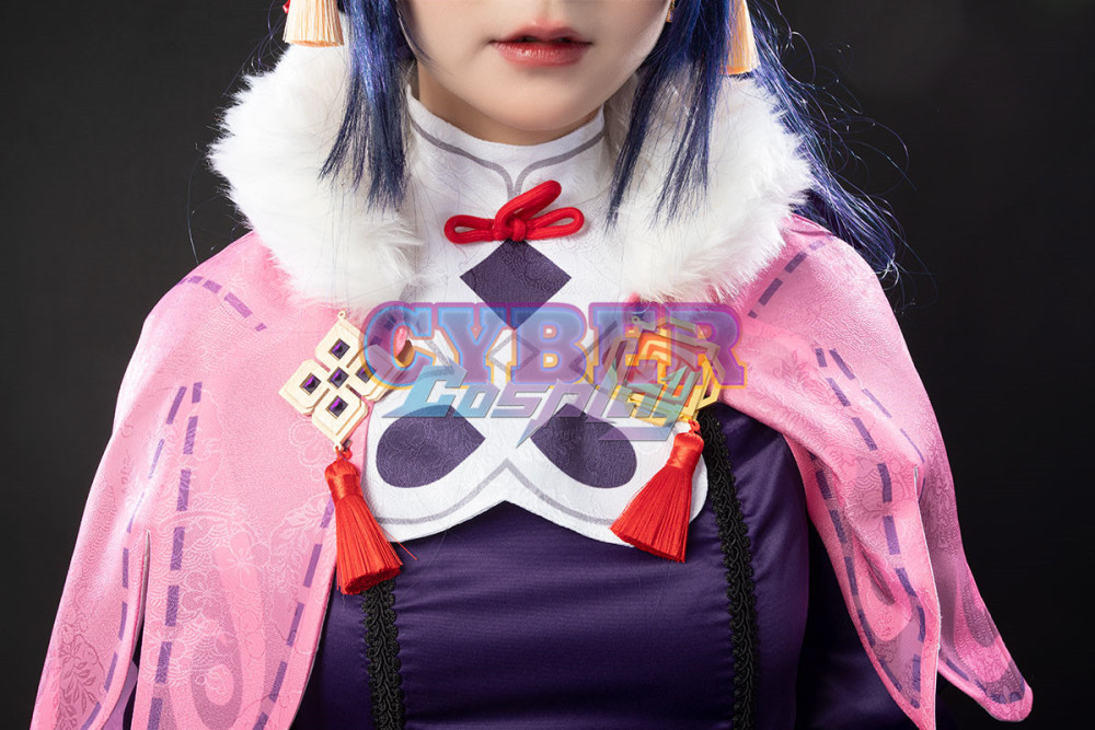 Genshin Impact YunJin Cosplay Costume Jacquard Version C00849