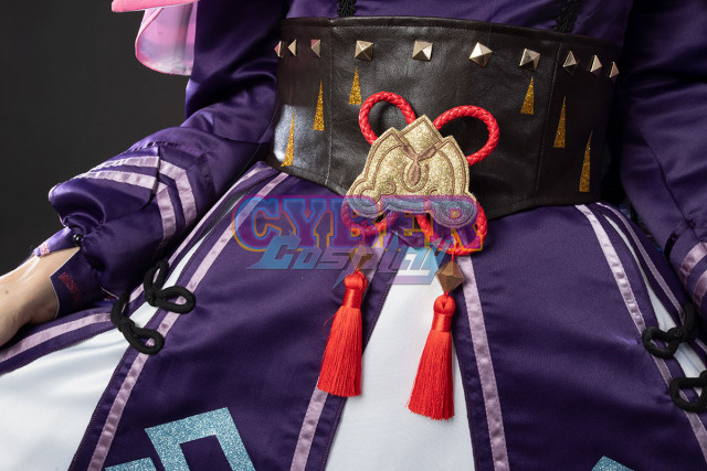 Genshin Impact YunJin Cosplay Costume Jacquard Version C00849