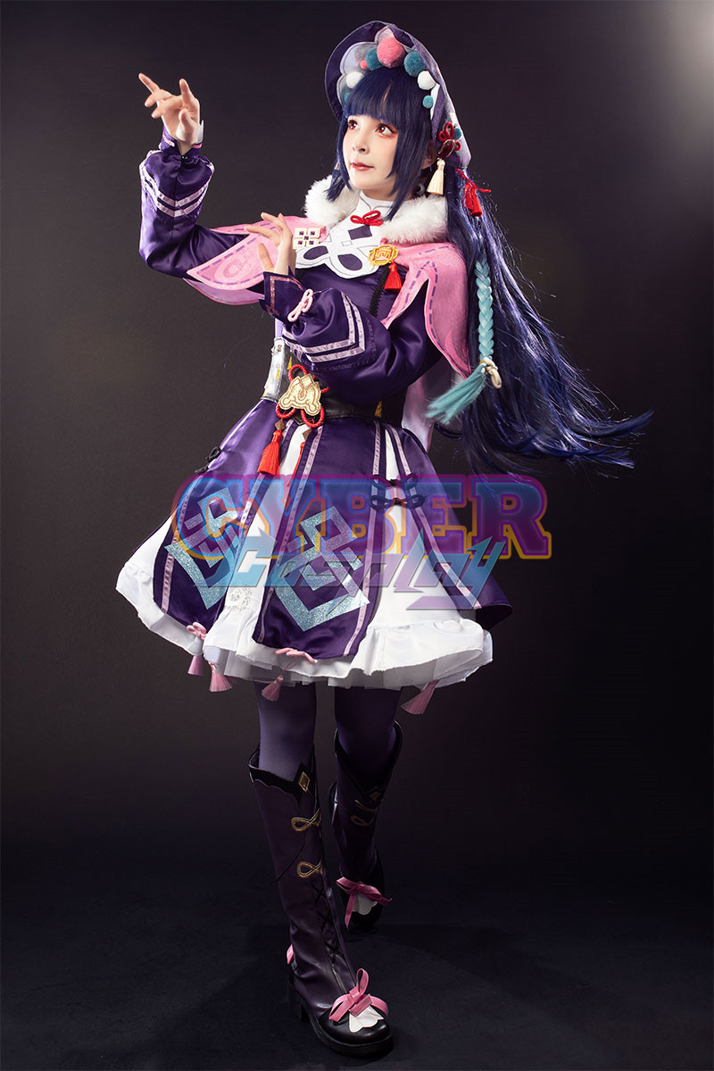 Genshin Impact YunJin Cosplay Costume Jacquard Version C00849