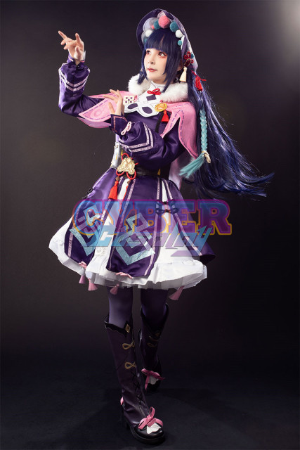 Genshin Impact YunJin Cosplay Costume Jacquard Version C00849