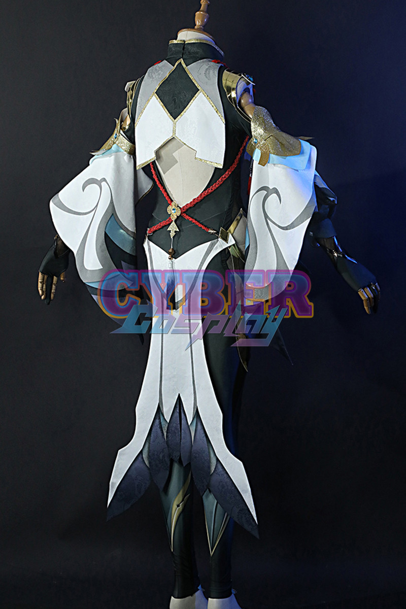 Game Genshin Impact Shenhe Cosplay Costume Jacquard Version C00907
