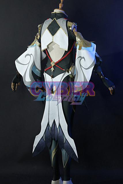Game Genshin Impact Shenhe Cosplay Costume Jacquard Version C00907