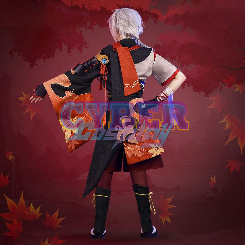 Genshin Impact Kaedehara Kazuha Cosplay Costume Jacquard Version C00778