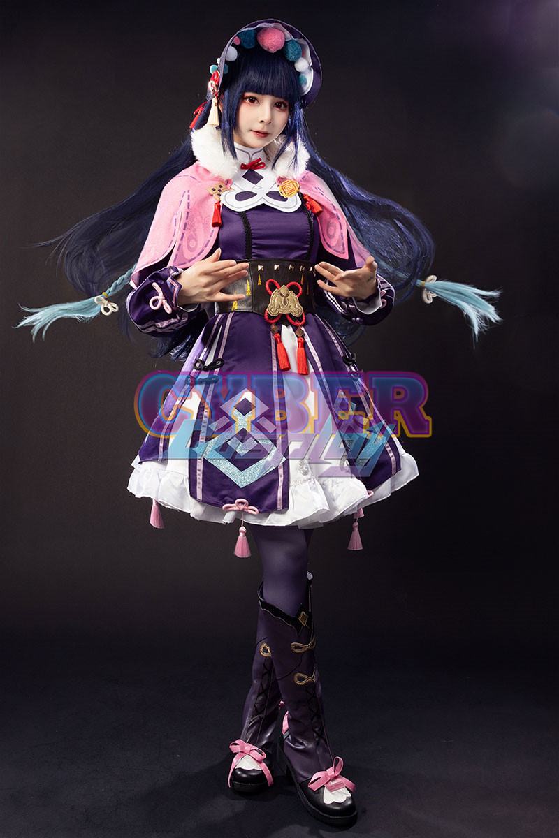Genshin Impact YunJin Cosplay Costume Jacquard Version C00849