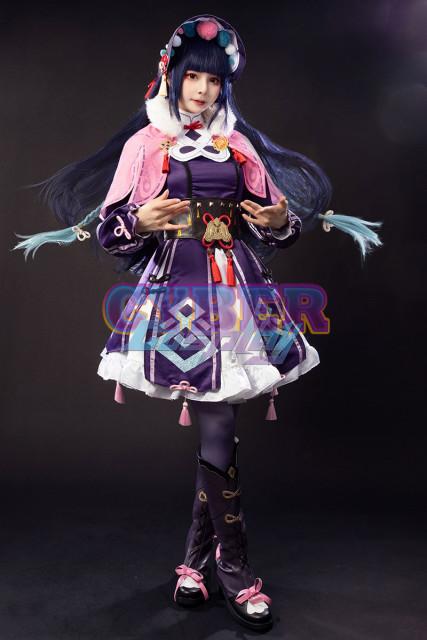 Genshin Impact YunJin Cosplay Costume Jacquard Version C00849