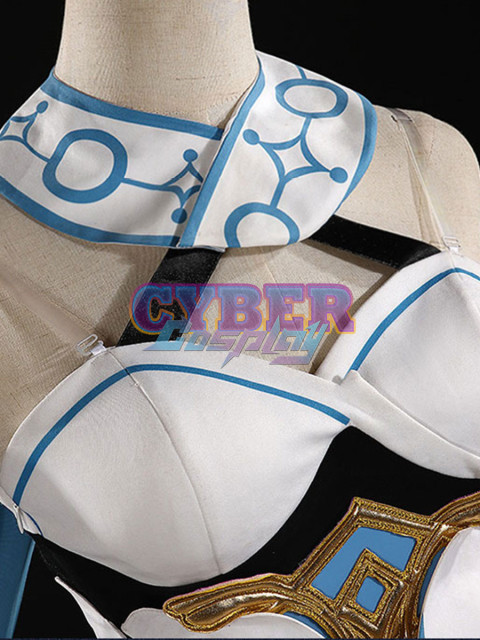 Ready to Ship Genshin Impact Traveler Lumine Cosplay Costume Upgraded Version C02895