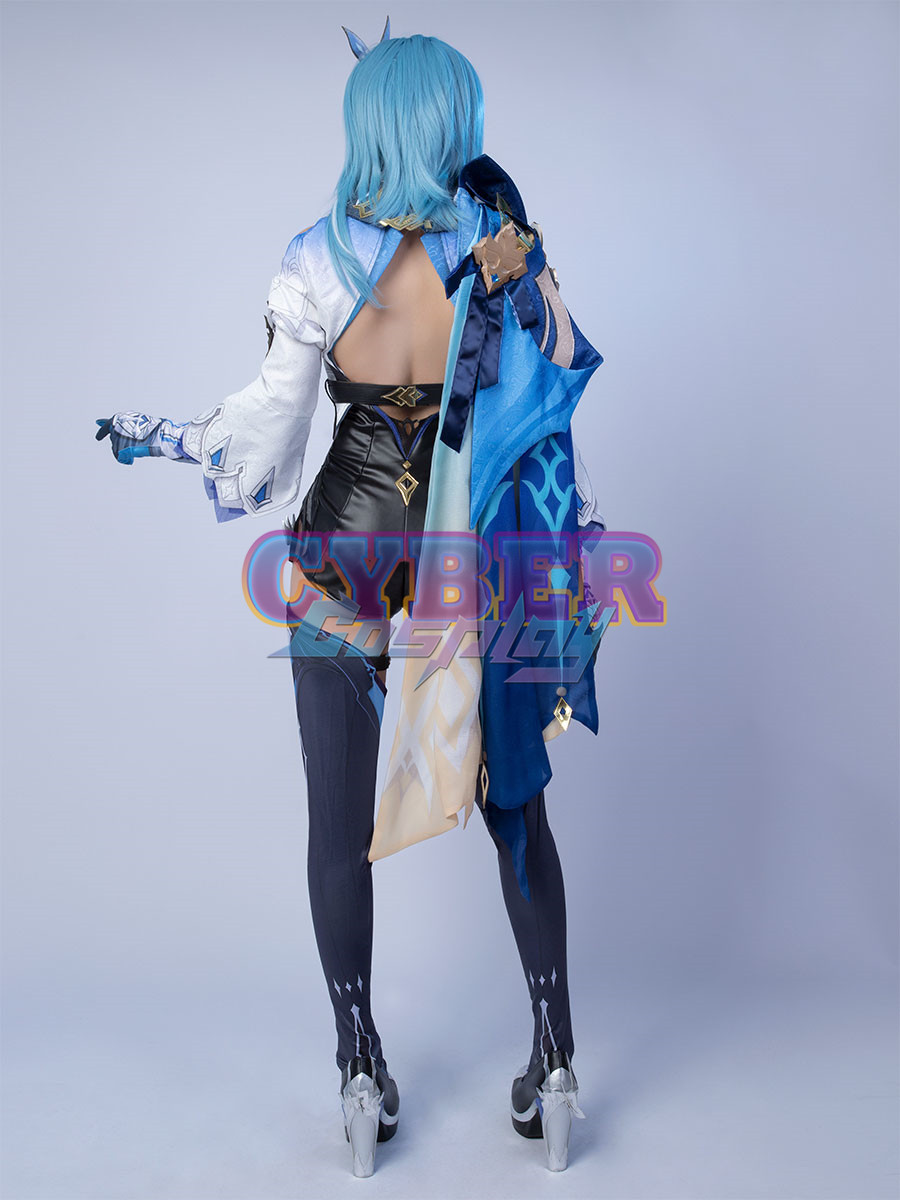 Genshin Impact Eula Cosplay Costume Jacquard Version C00445