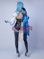 Genshin Impact Eula Cosplay Costume Jacquard Version C00445