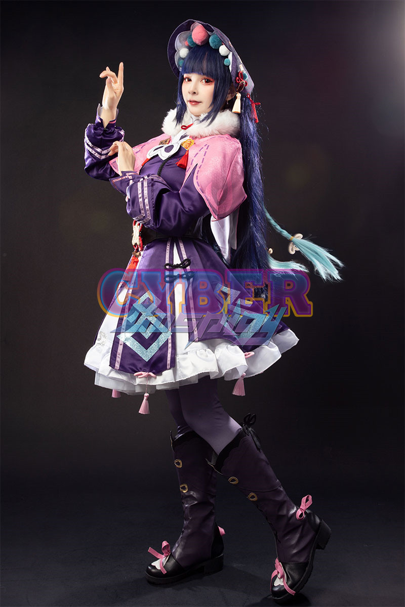 Genshin Impact YunJin Cosplay Costume Jacquard Version C00849