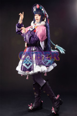 Genshin Impact YunJin Cosplay Costume Jacquard Version C00849