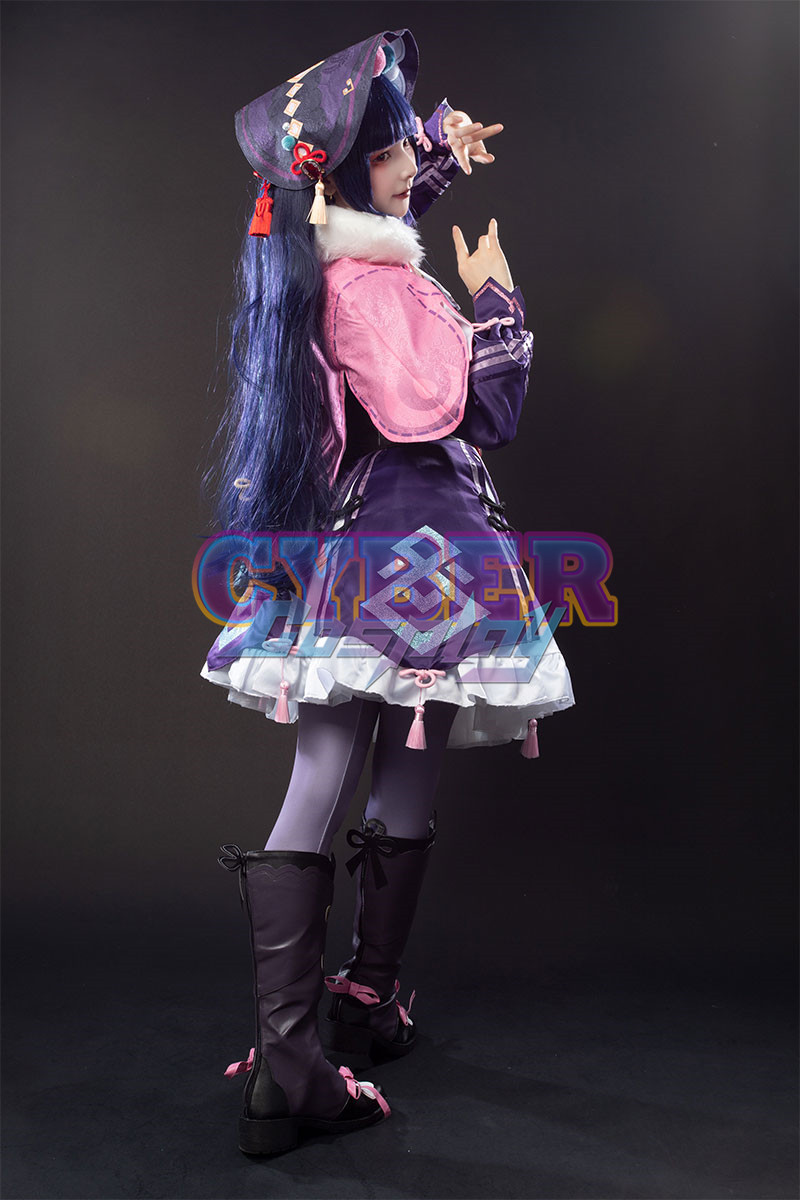 Genshin Impact YunJin Cosplay Costume Jacquard Version C00849