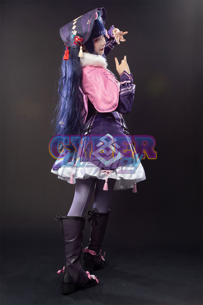 Genshin Impact YunJin Cosplay Costume Jacquard Version C00849