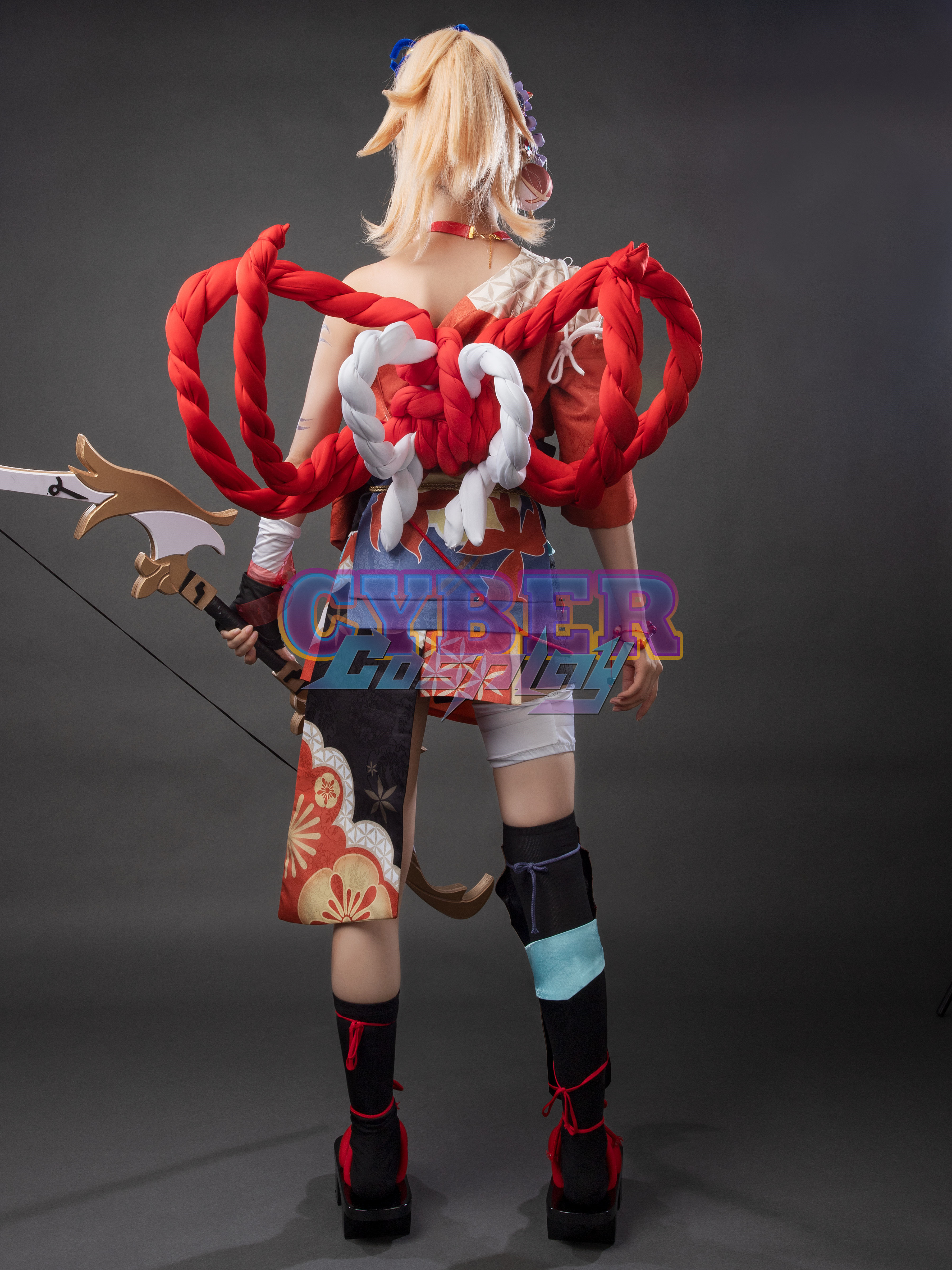 Genshin Impact Yoimiya Cosplay Costume Upgrade C00553