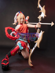 Genshin Impact Yoimiya Cosplay Costume Upgrade C00553