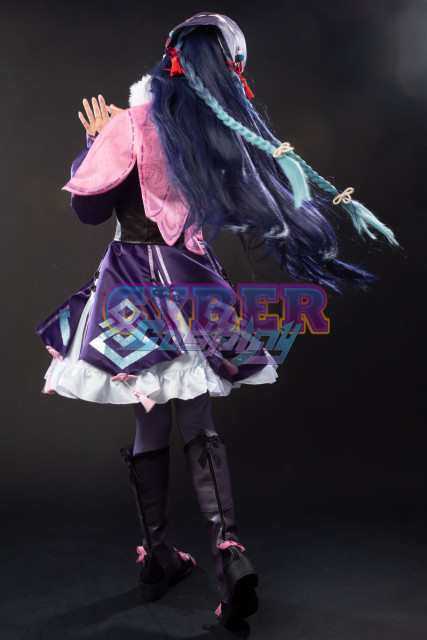 Genshin Impact YunJin Cosplay Costume Jacquard Version C00849