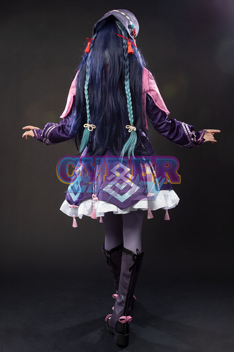 Genshin Impact YunJin Cosplay Costume Jacquard Version C00849
