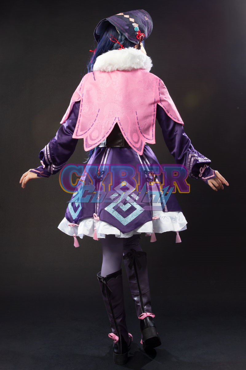 Genshin Impact YunJin Cosplay Costume Jacquard Version C00849