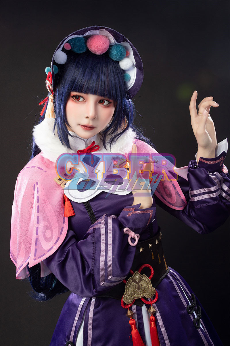 Genshin Impact YunJin Cosplay Costume Jacquard Version C00849