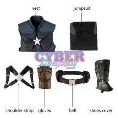 Endgame Captain America Steve Rogers Cosplay Costume Specials Version C00756
