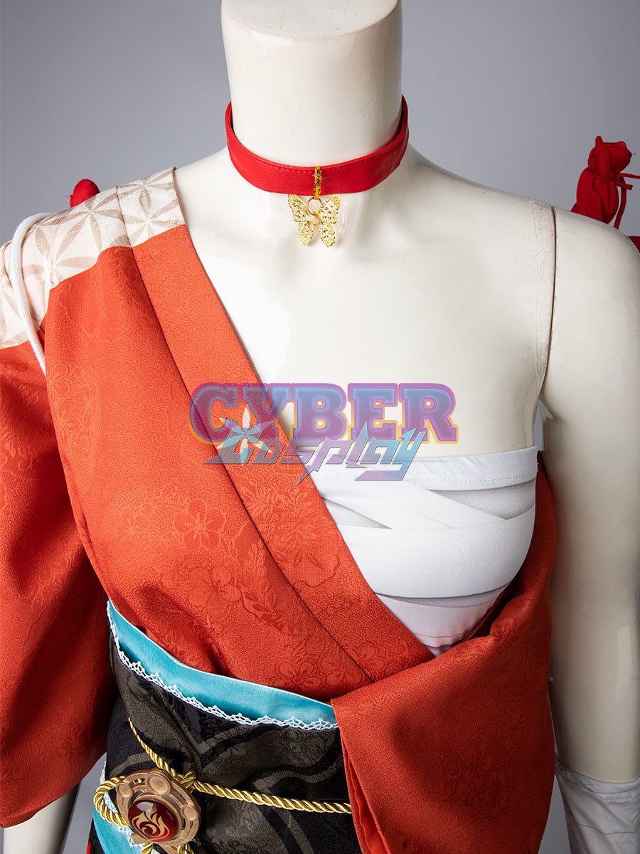 Genshin Impact Yoimiya Cosplay Costume Upgrade C00553