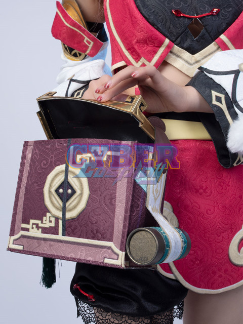 Game Genshin Impact Yanfei Cosplay Costume Upgraded Version C00480
