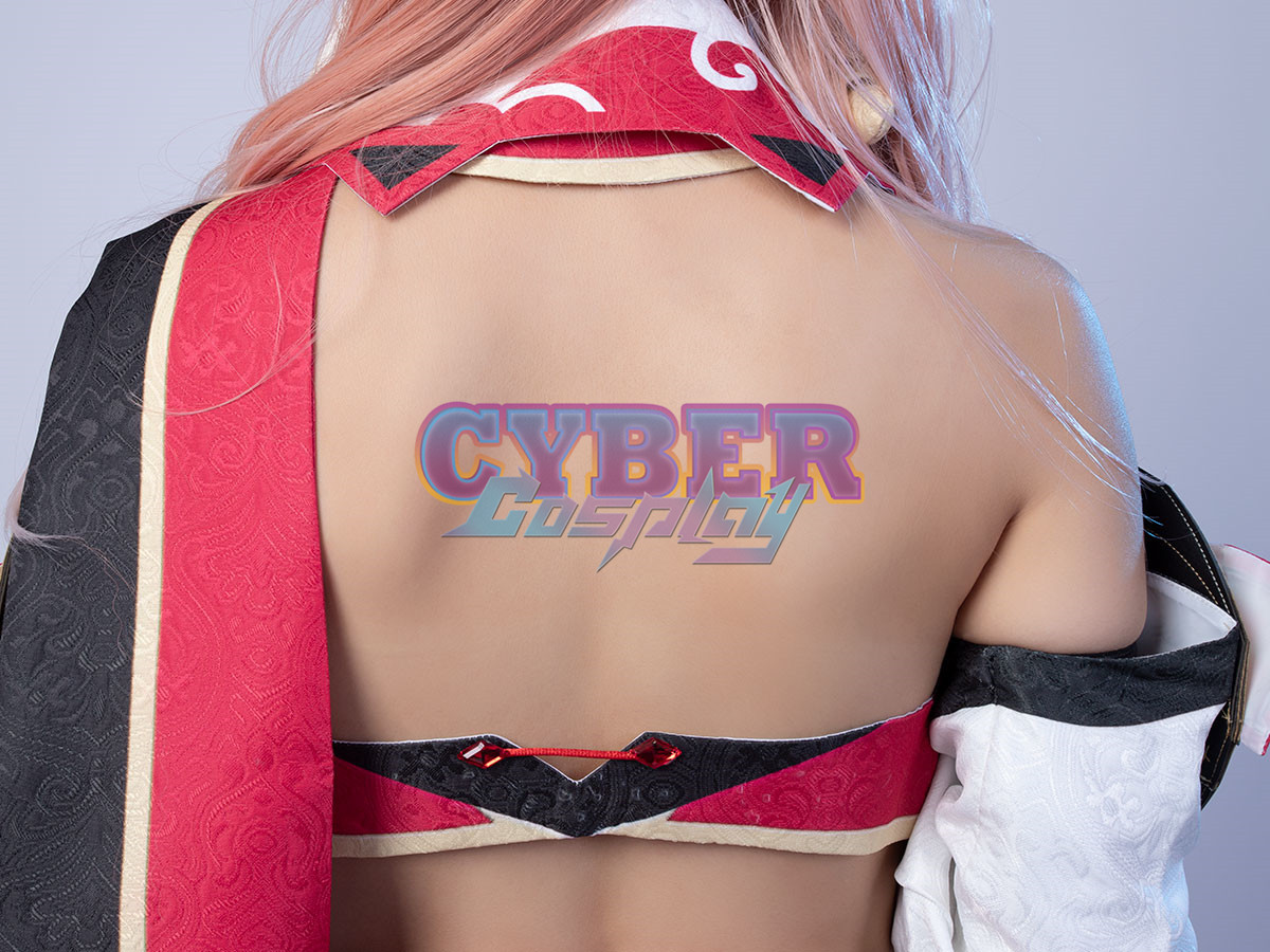 Game Genshin Impact Yanfei Cosplay Costume Upgraded Version C00480