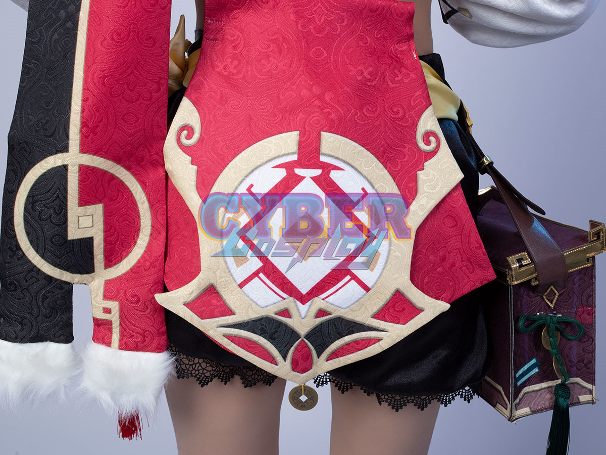 Game Genshin Impact Yanfei Cosplay Costume Upgraded Version C00480
