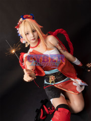 Genshin Impact Yoimiya Cosplay Costume Upgrade C00553