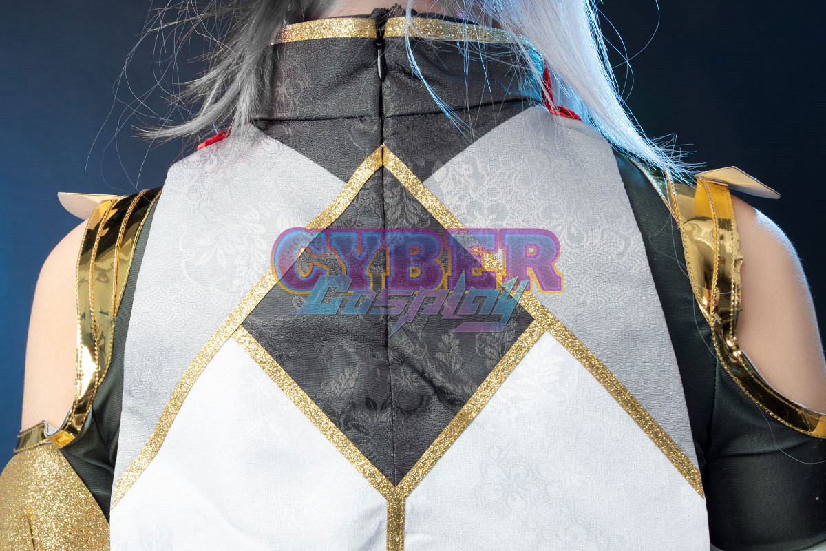 Game Genshin Impact Shenhe Cosplay Costume Jacquard Version C00907