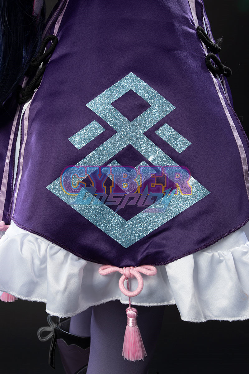 Genshin Impact YunJin Cosplay Costume Jacquard Version C00849