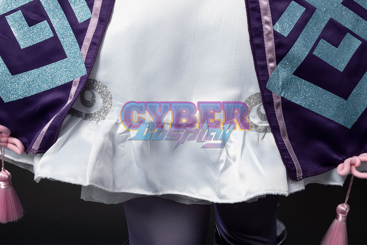 Genshin Impact YunJin Cosplay Costume Jacquard Version C00849