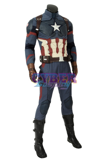 Endgame Captain America Steve Rogers Cosplay Costume Specials Version C00756