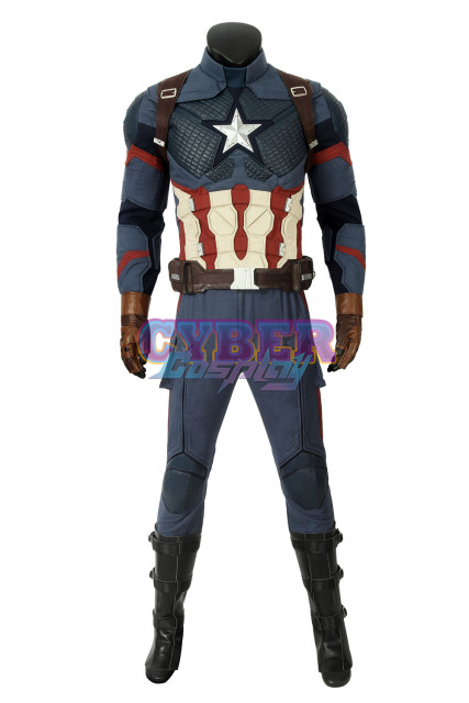 Endgame Captain America Steve Rogers Cosplay Costume Specials Version C00756