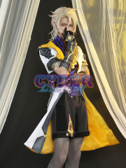 Genshin Impact Albedo Cosplay Costume Jacquard Version C00438